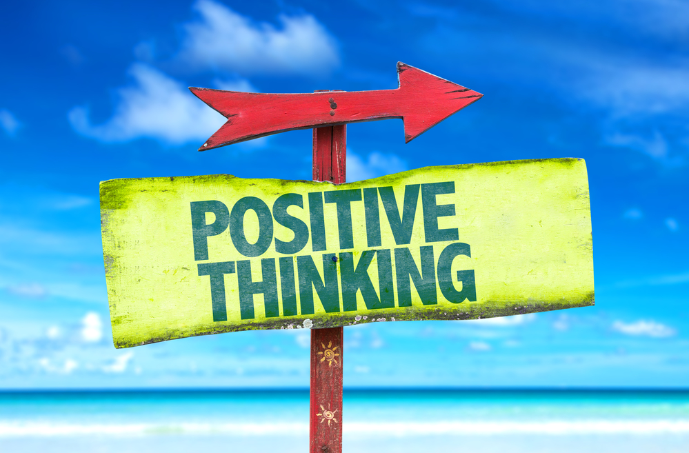 THINK POSITIVE THOUGHTS PHOTO